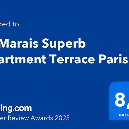 Le Marais Superb Apartment Terrace Paris Free Netflix Exteriér fotografie