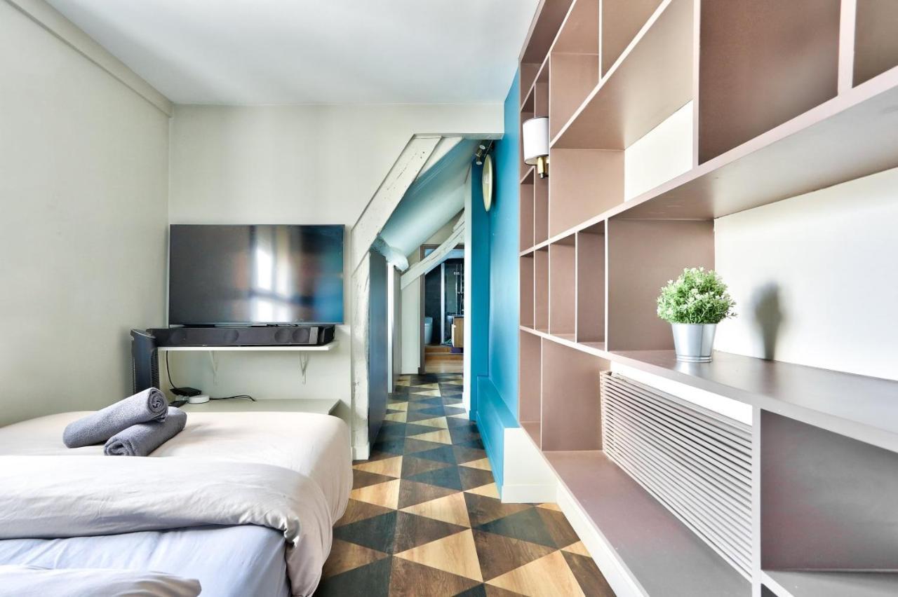 Le Marais Superb Apartment Terrace Paris Free Netflix Exteriér fotografie