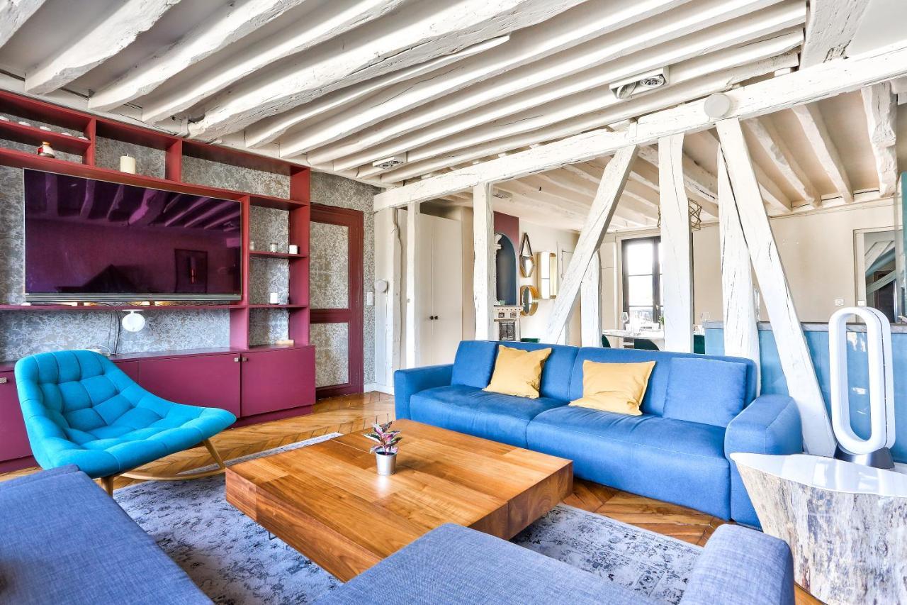 Le Marais Superb Apartment Terrace Paris Free Netflix Exteriér fotografie