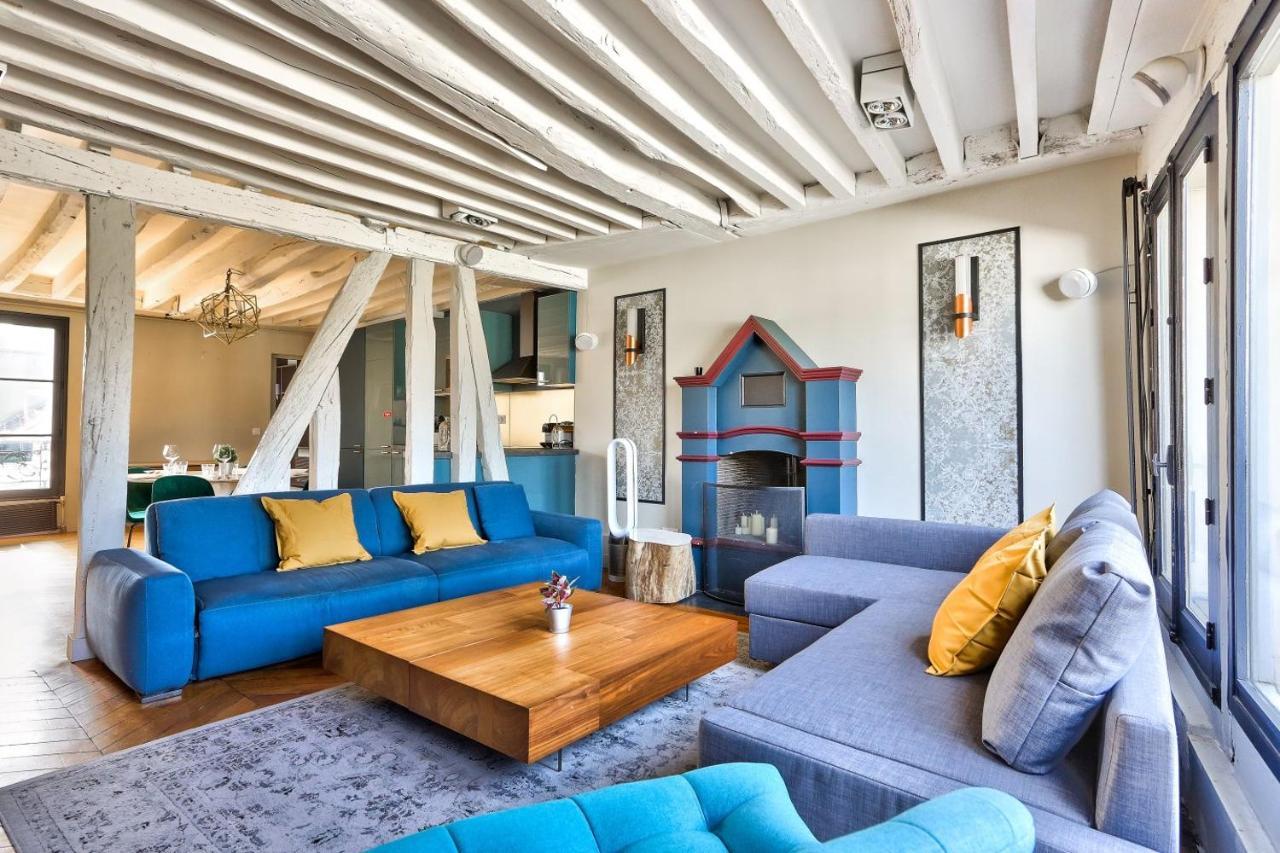 Le Marais Superb Apartment Terrace Paris Free Netflix Exteriér fotografie